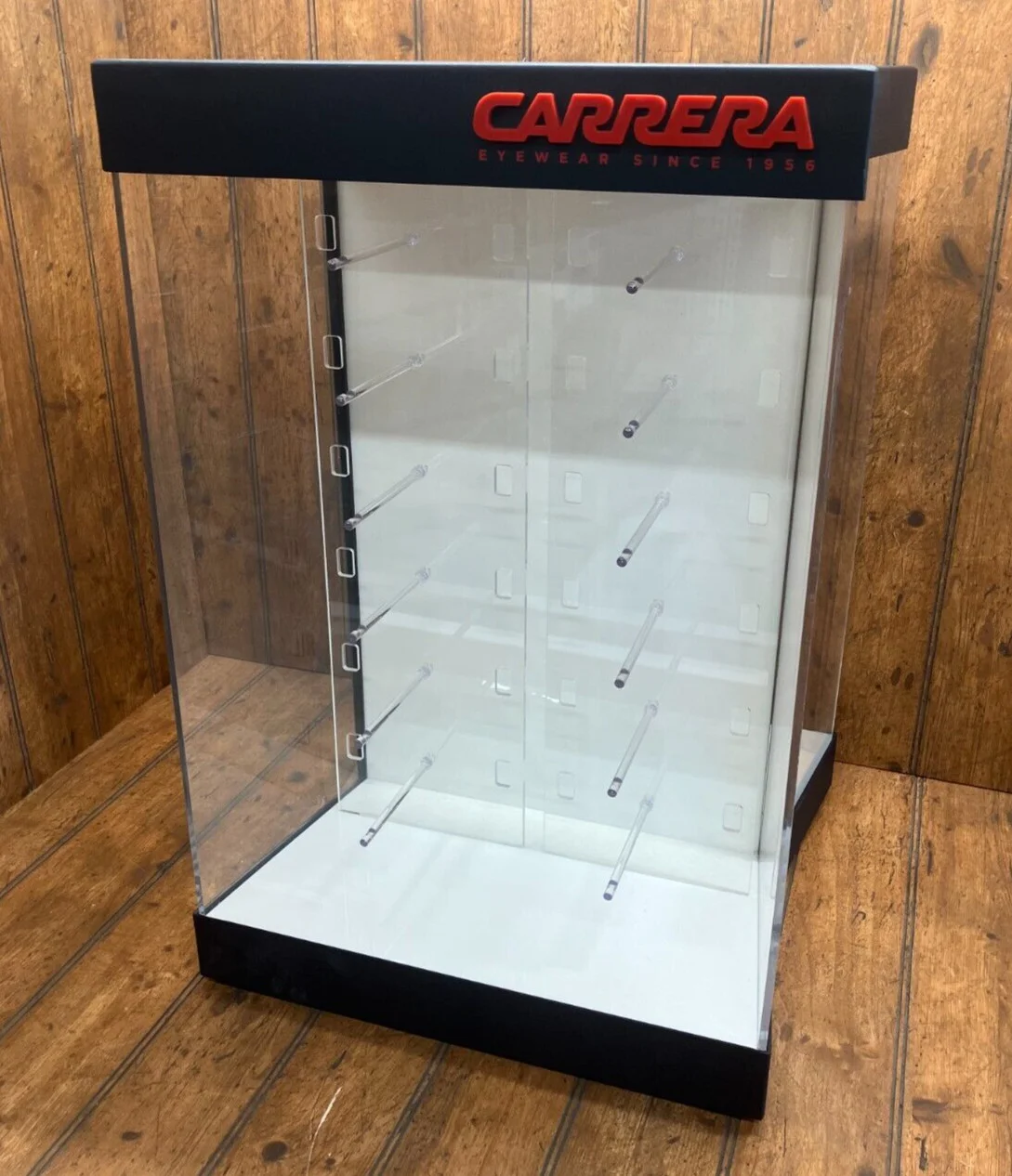 Carrera Eyewear Eyeglasses Sunglasses Rotating Store Display Holds 24 Pair